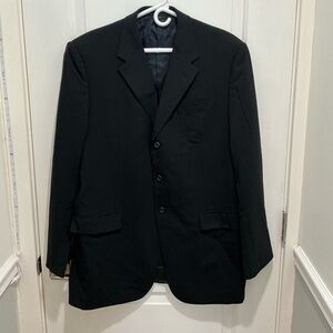 Prada Suit Blazer Jacket, Black, size 54L, made in Italy